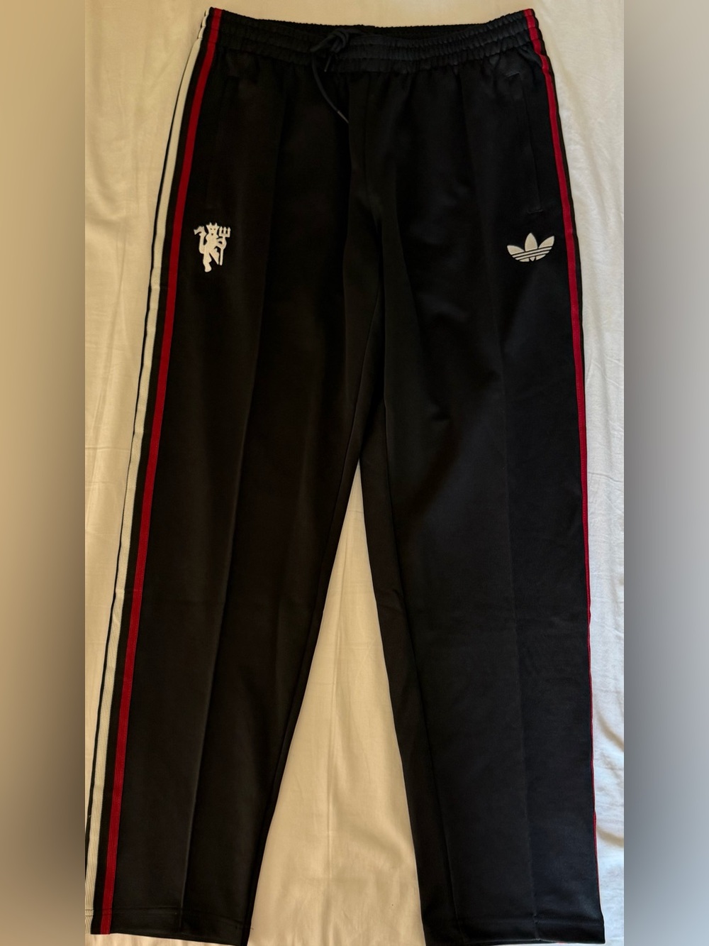 Adidas Originals Manchester United Track Pants Soccer JM5560 Men’s Sz: Large
